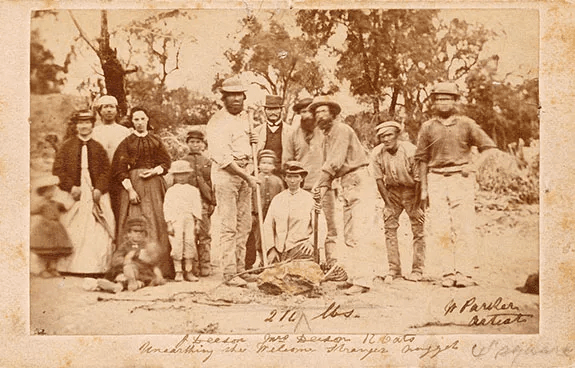 The Welcome Stranger stands as a testament to the allure of Australia's gold rush era, a nugget of pure gold that continues to amaze.