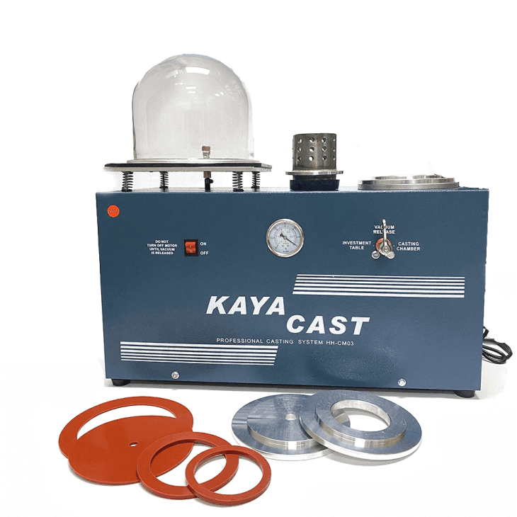 Compression Casting Gold Gold Casting with Vacuum Casting Machine - Jewellery Casting Australia
